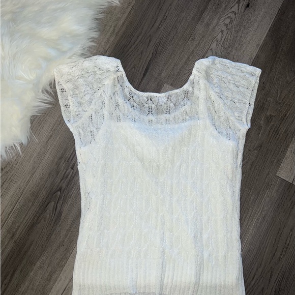 Gorgeous Coldwater Creek Crochet Knit Top & Tank Set - Picture 4 of 8